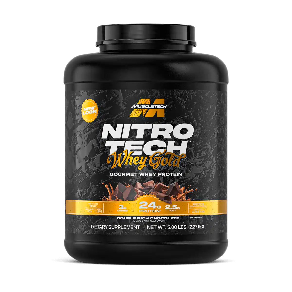 MUSCLETECH NITROTECH | Proteína Whey Enriquecida (5LB)