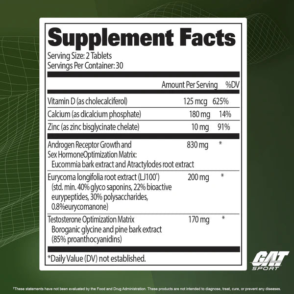 TESTROL PLATINUM GAT SPORT | Soporte Premium de Testosterona